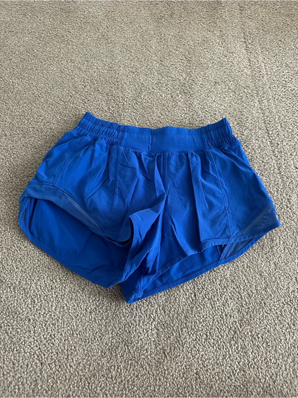 Royal Blue Lululemon Hotty Hot Shorts 2.5” Size 2